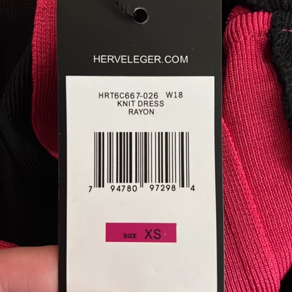 Herve Leger strapless bandage dress - Picture 4 of 4